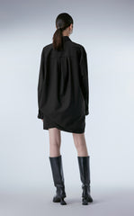 Dress / JNBY Long Sleeve Spliced Dress