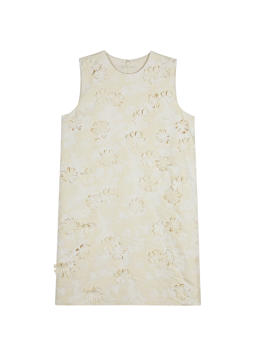 Dress / JNBY Little Daisy Cut-out Sleeveless Dress