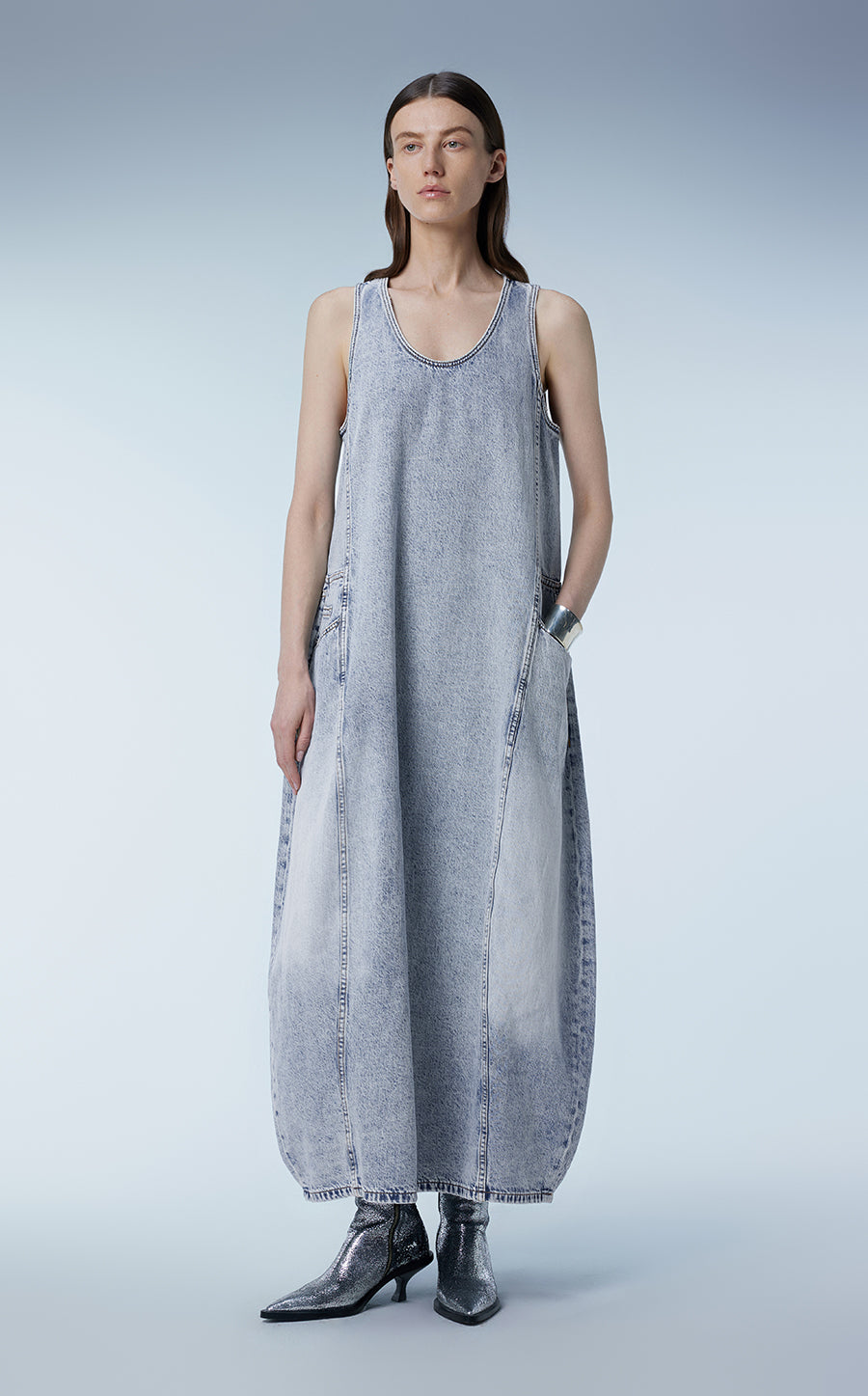 Dress / JNBY Sleeveless Extra-long Cotton Dress