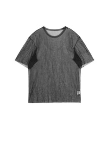 T-Shirt/JNBY Pleated Crew-necked T-Shirt