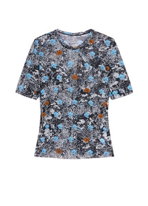 T-shirt / JNBY Floral Print Skin-friendly Short-sleeve T-shirt