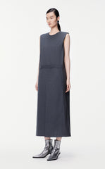 Dresses/JNBY Sleeveless Woven Fabric Dress(100% woolen )