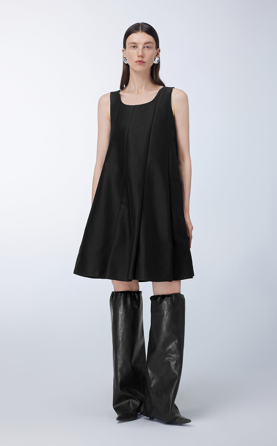 Dress / JNBY Sleeveless Cotton-silk Dress