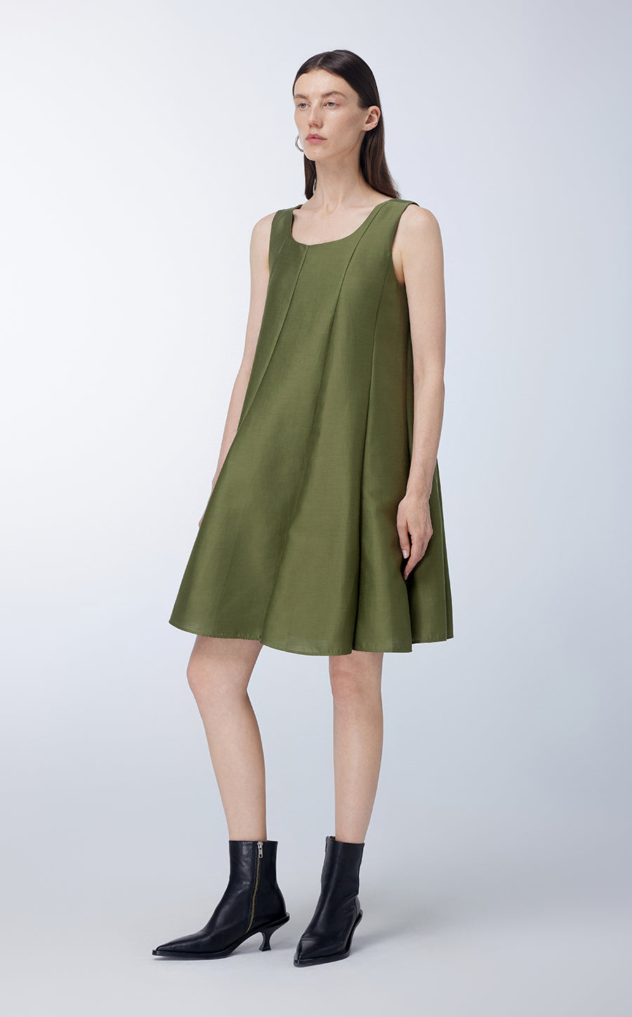 Dress / JNBY Sleeveless Cotton-silk Dress