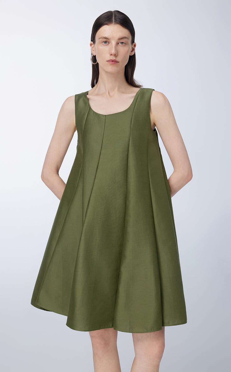 Dress / JNBY Sleeveless Cotton-silk Dress