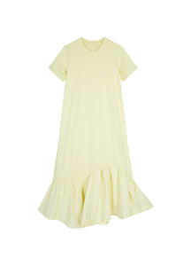 Dress / JNBY  Short-sleeve Spliced Cotton Dress