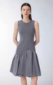 Dress / JNBY Asymmetric Sleeveless Sweater Dress