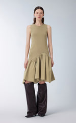 Dress / JNBY Asymmetric Sleeveless Sweater Dress