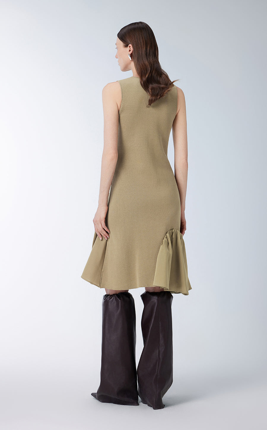 Dress / JNBY Asymmetric Sleeveless Sweater Dress