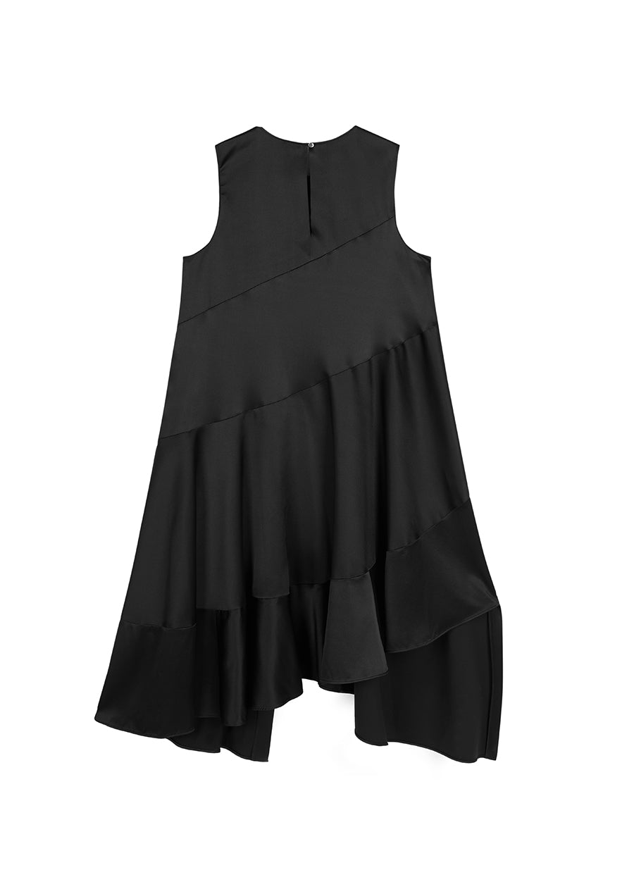 Dresses/JNBY A-line Center Slit Sleeveless  Dresses