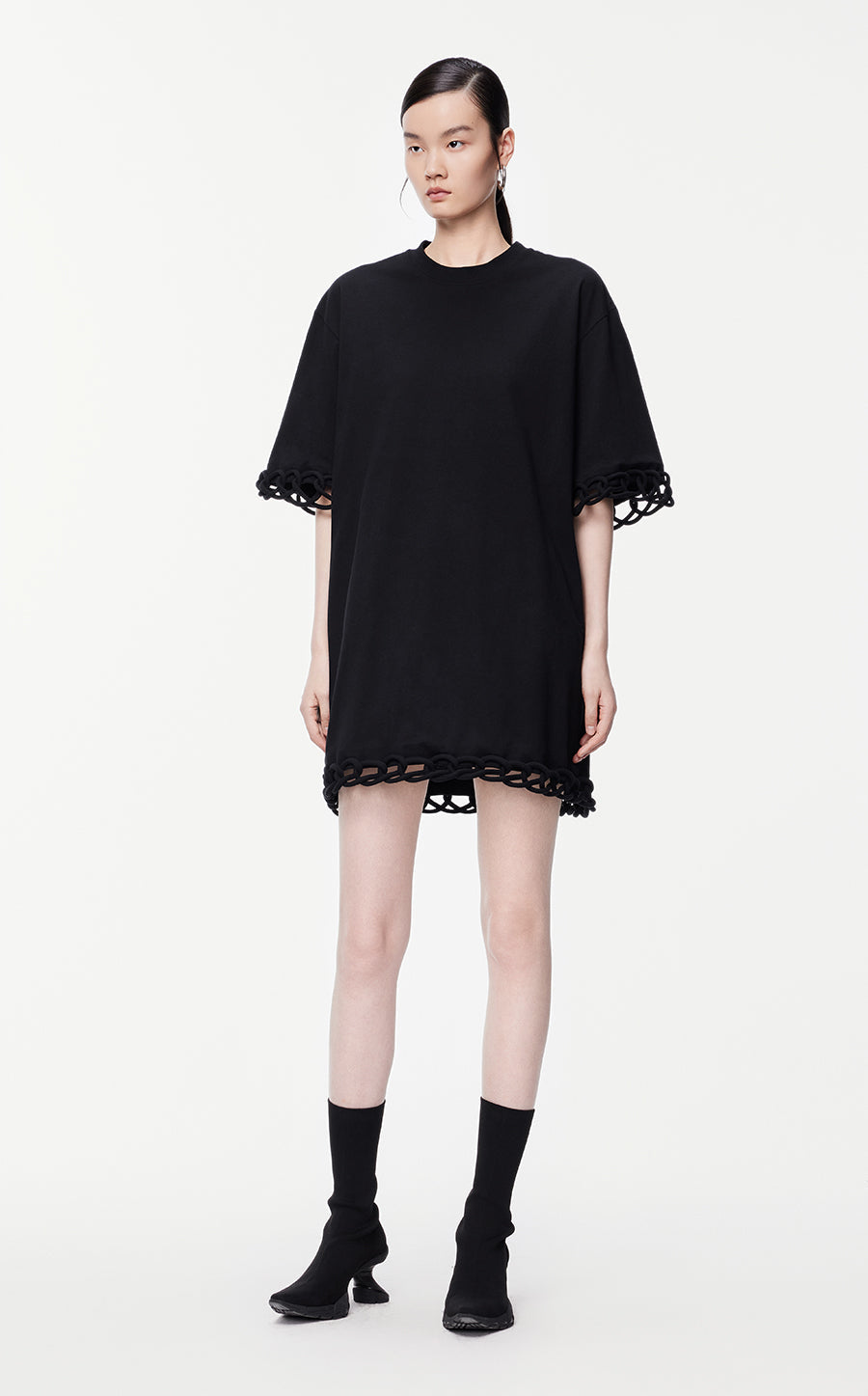 Dresses/JNBY H-line Casual Short-sleeved Dress