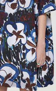 Dress / JNBY Oversized Miao-inspired Floral Prints Dress