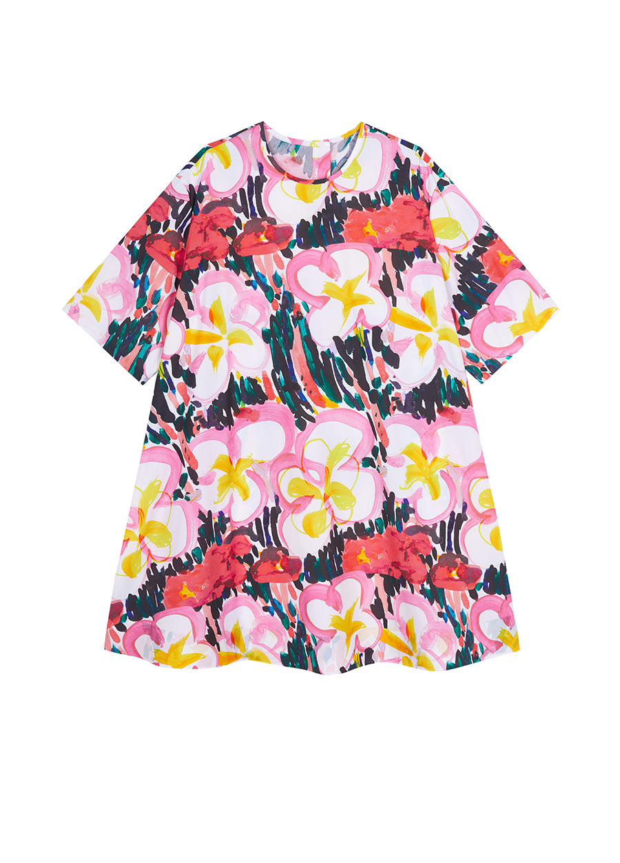 Dress / JNBY Oversized Miao-inspired Floral Prints Dress