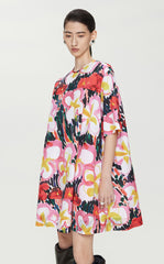 Dress / JNBY Oversized Miao-inspired Floral Prints Dress