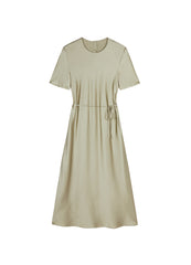 Dresses/JNBY Satin Tea-length Sleeveless Dress