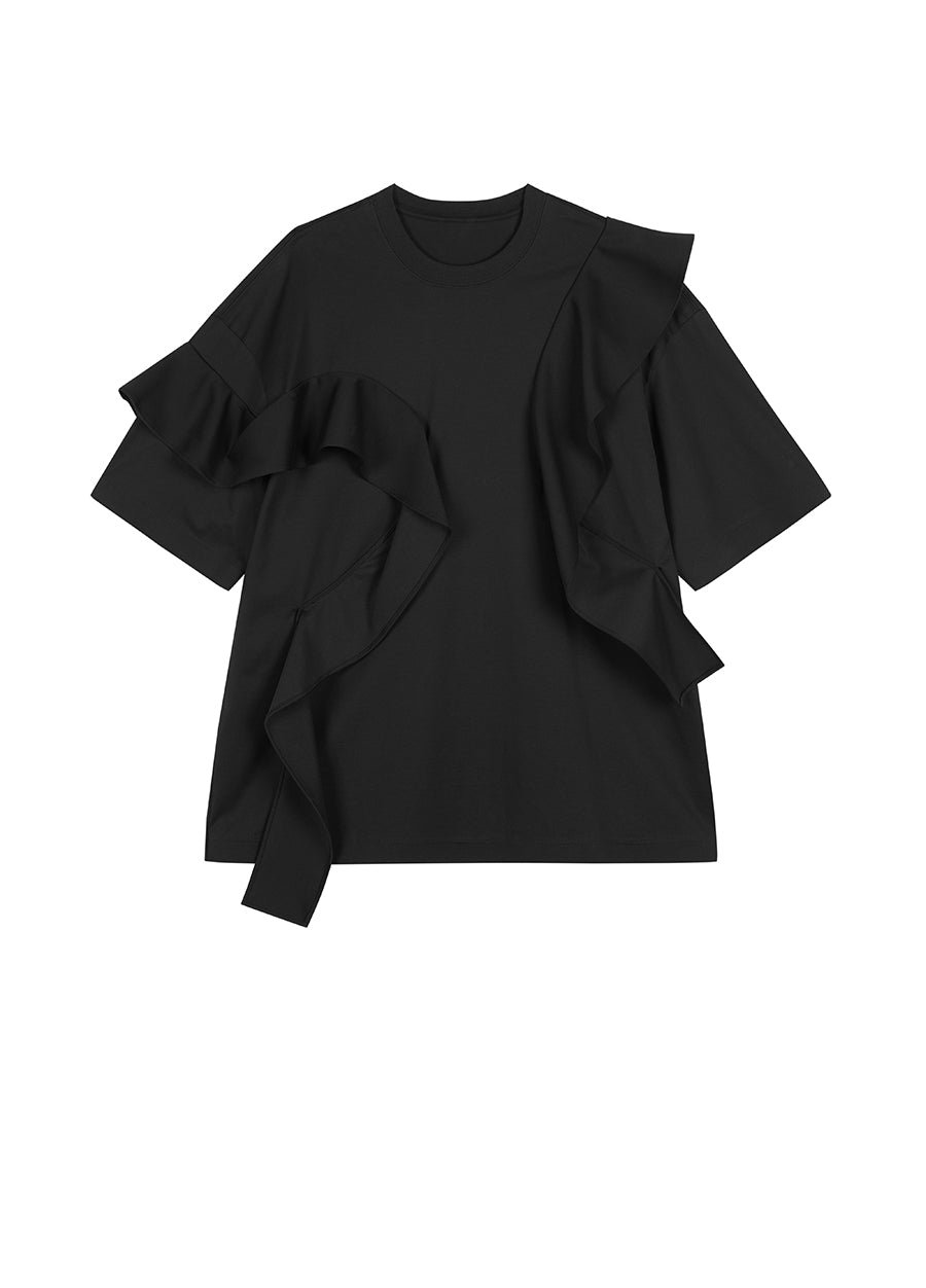 T-Shirt/JNBY Micro-elastic Oversize Short-sleeved T-Shirt