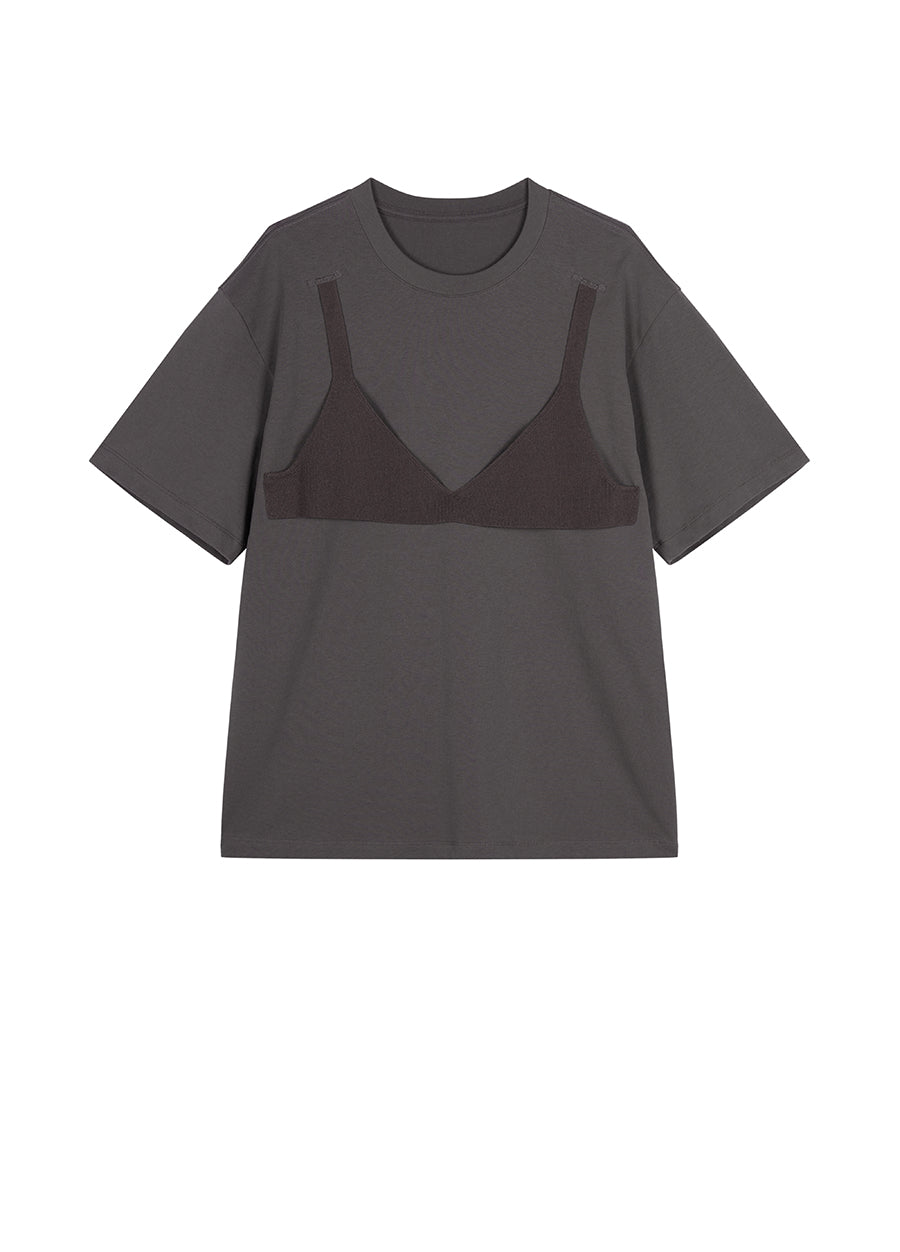 T-Shirt/JNBY Loose Fitting Short-sleeved T-Shirt