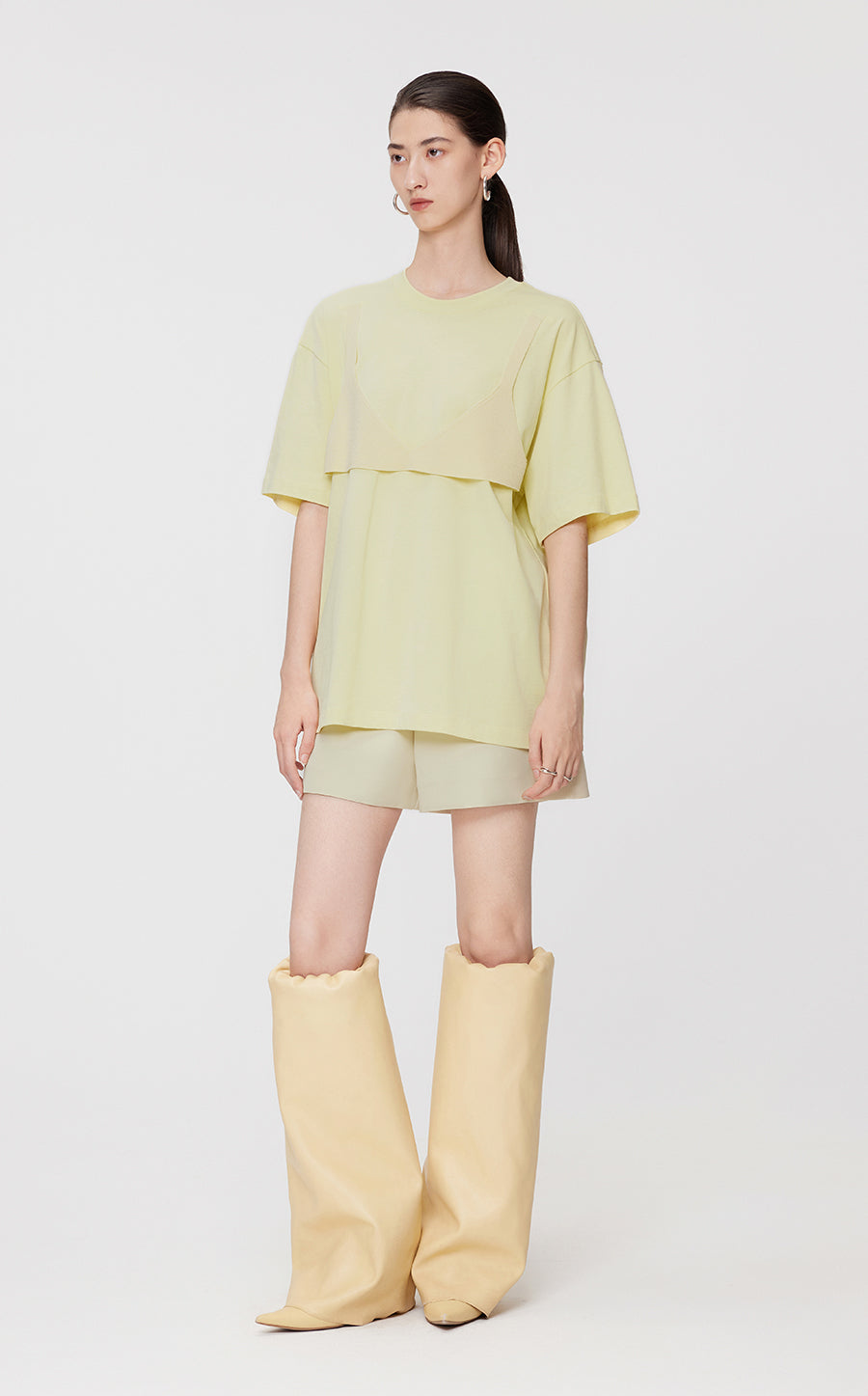 T-Shirt/JNBY Loose Fitting Short-sleeved T-Shirt