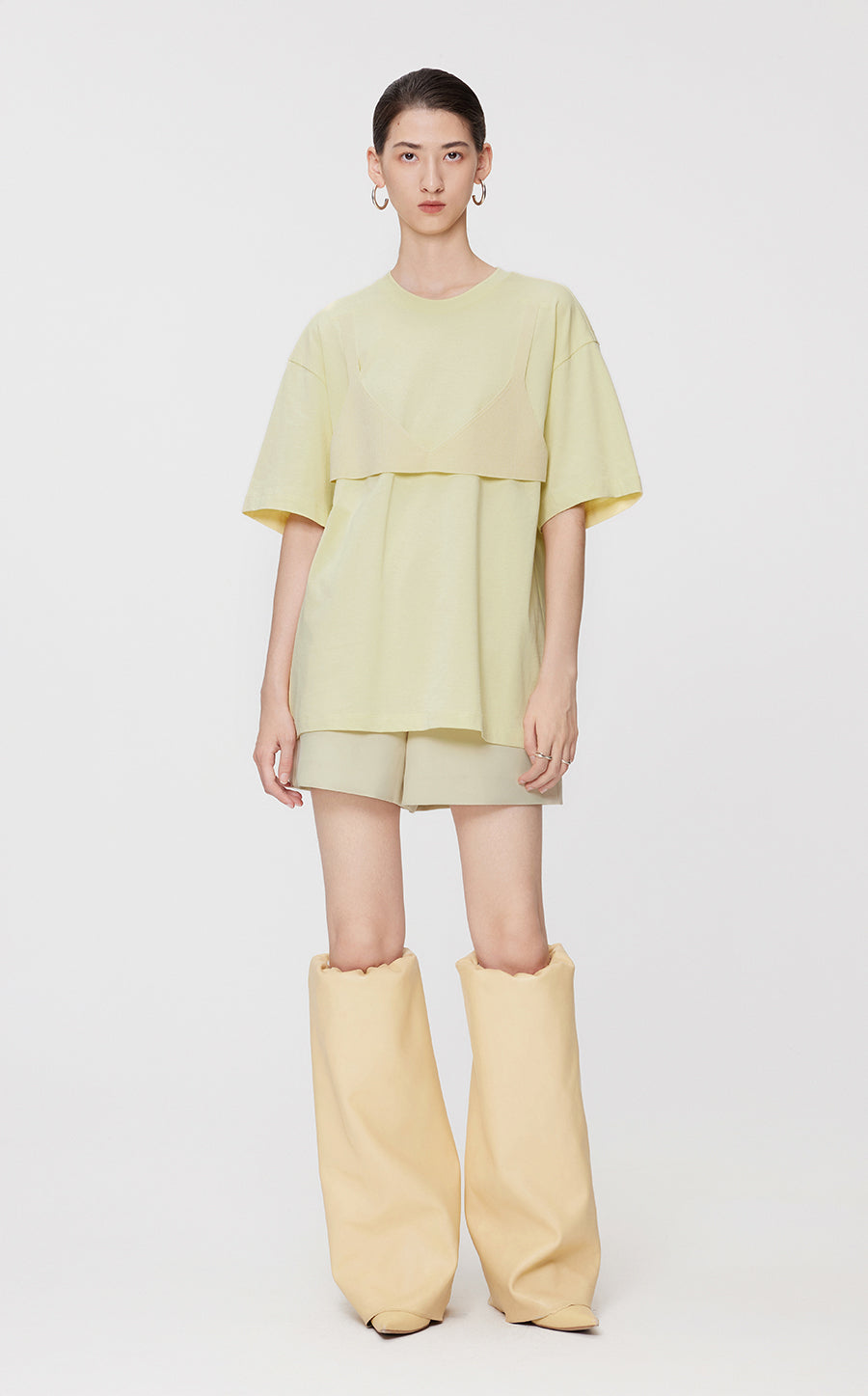 T-Shirt/JNBY Loose Fitting Short-sleeved T-Shirt