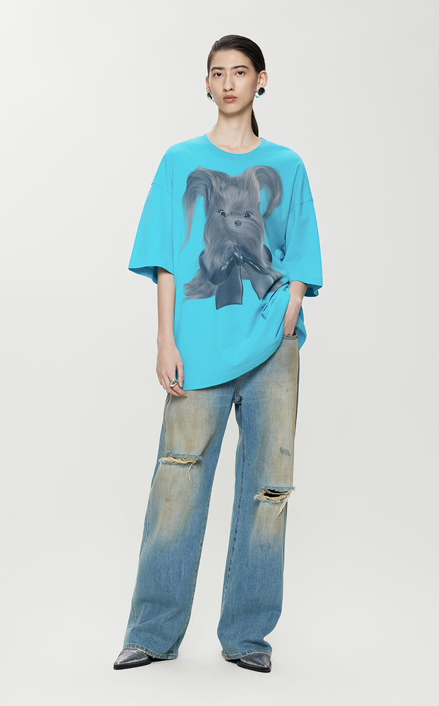 T-Shirt/JNBY Oversize Short-sleeved T-Shirt