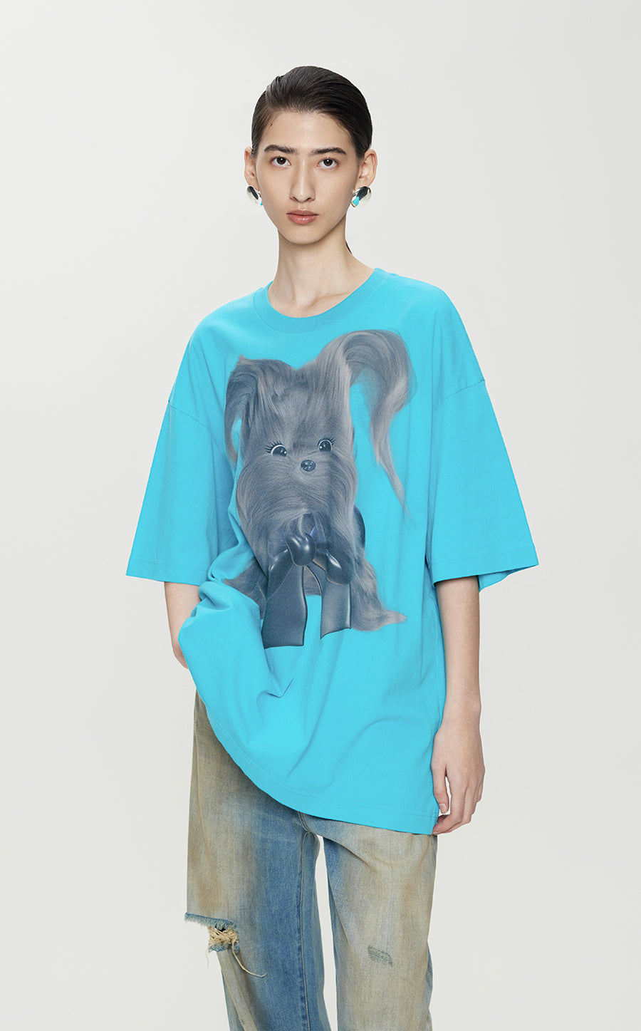 T-Shirt/JNBY Oversize Short-sleeved T-Shirt