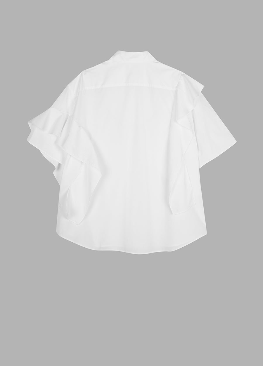 Blouse/JNBY Poplin Oversize Lined Short-sleeved Blouse