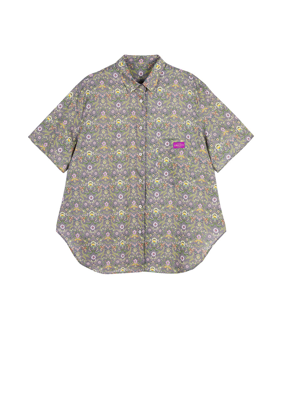 Shirt/JNBY Loose Fitting Single-breasted Short-sleeved shirt