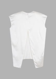 T-Shirt/JNBY Silk  Loose Fitting Cap-sleeved  T-Shirt