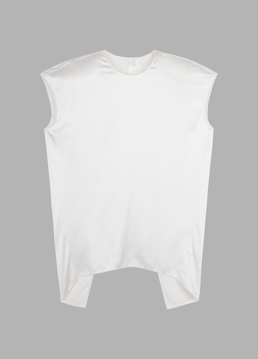 T-Shirt/JNBY Silk  Loose Fitting Cap-sleeved  T-Shirt