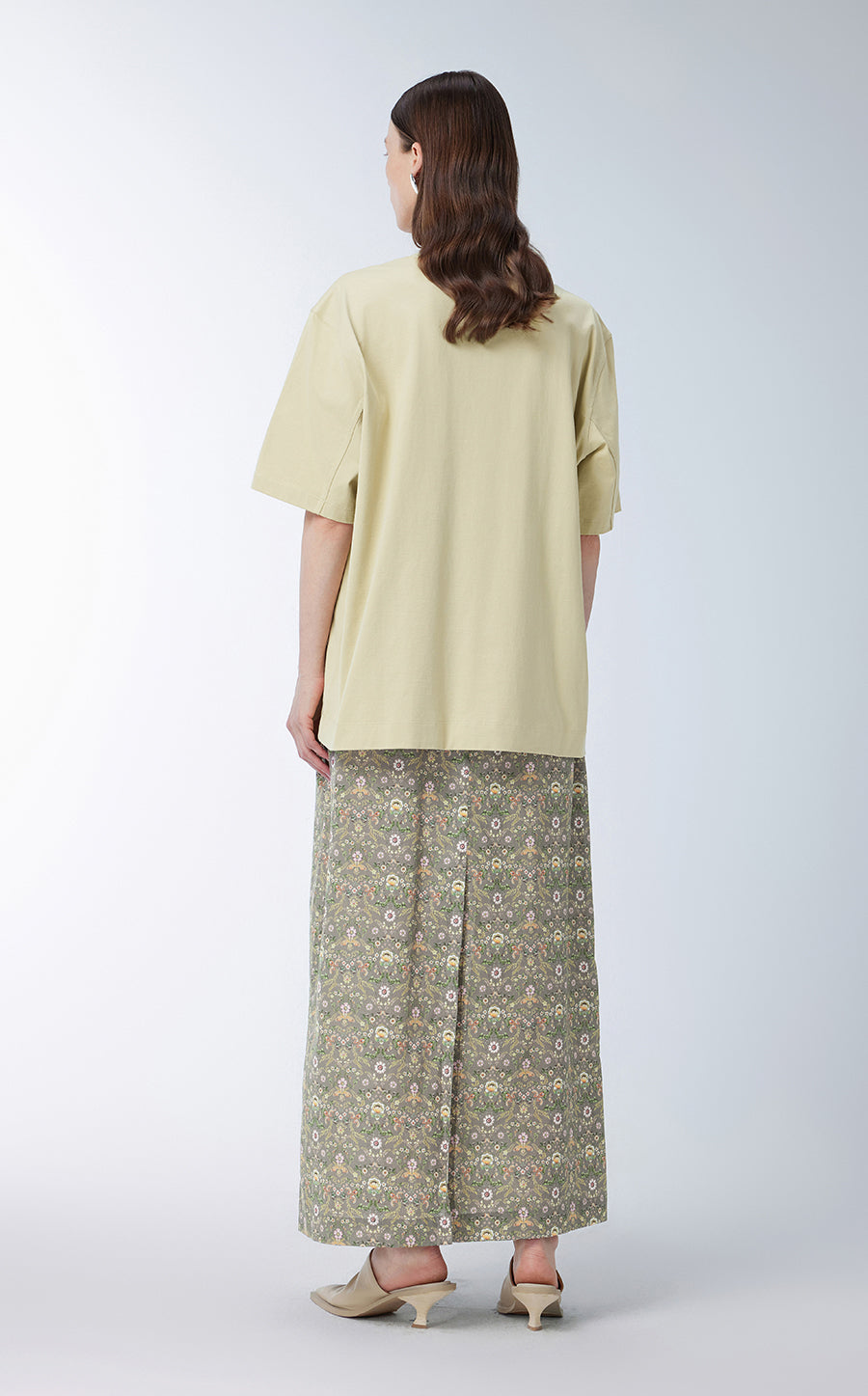 Skirt/JNBY Loose Fitting Drawstring Ankle-length Skirt