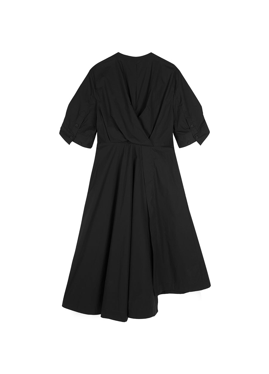 Dresses/JNBY Wrap Short-sleeved Above-the-knee Dresses