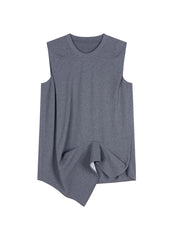 T-Shirt/JNBY Asymmetric Sleeveless T-Shirt