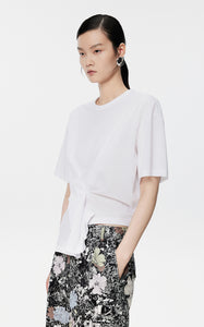 T-Shirt/JNBY Asymmetric Oversize Short-sleeved T-Shirt