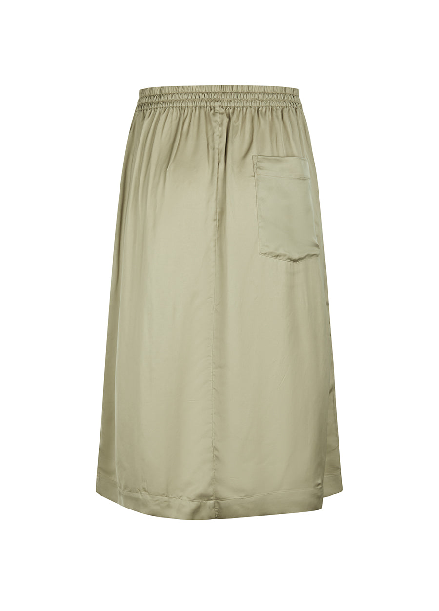 Skirt/JNBY H-shaped Loose-fitting Tea-length Skirt