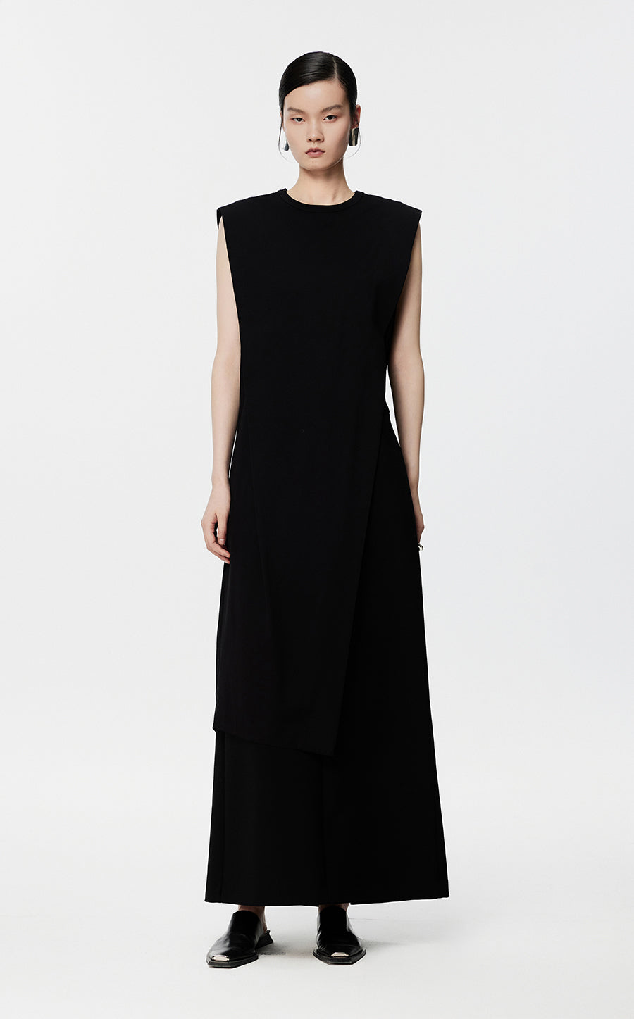 Dresses/JNBY T-shaped Side Slit Sleeveless Dresses