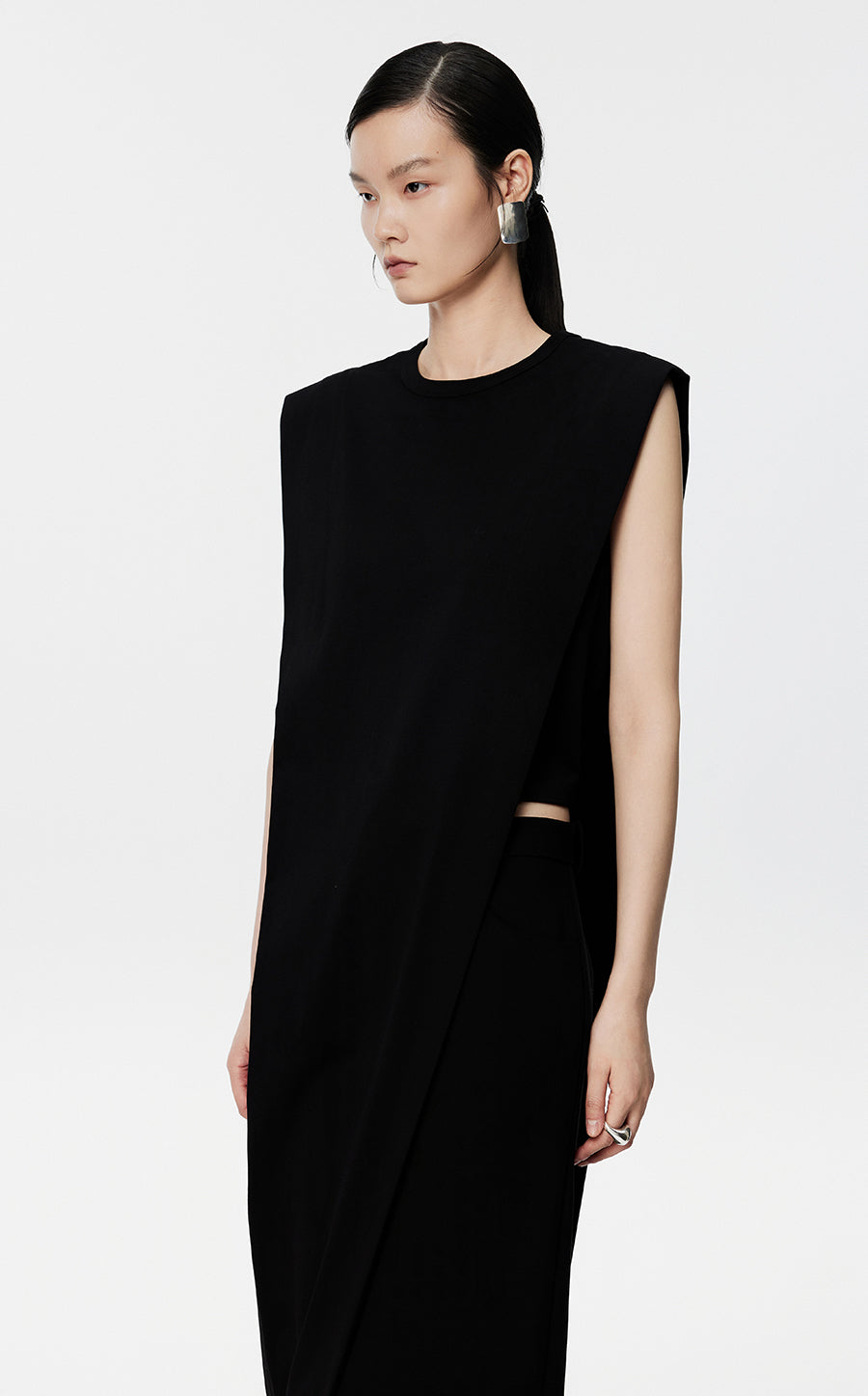 Dresses/JNBY T-shaped Side Slit Sleeveless Dresses