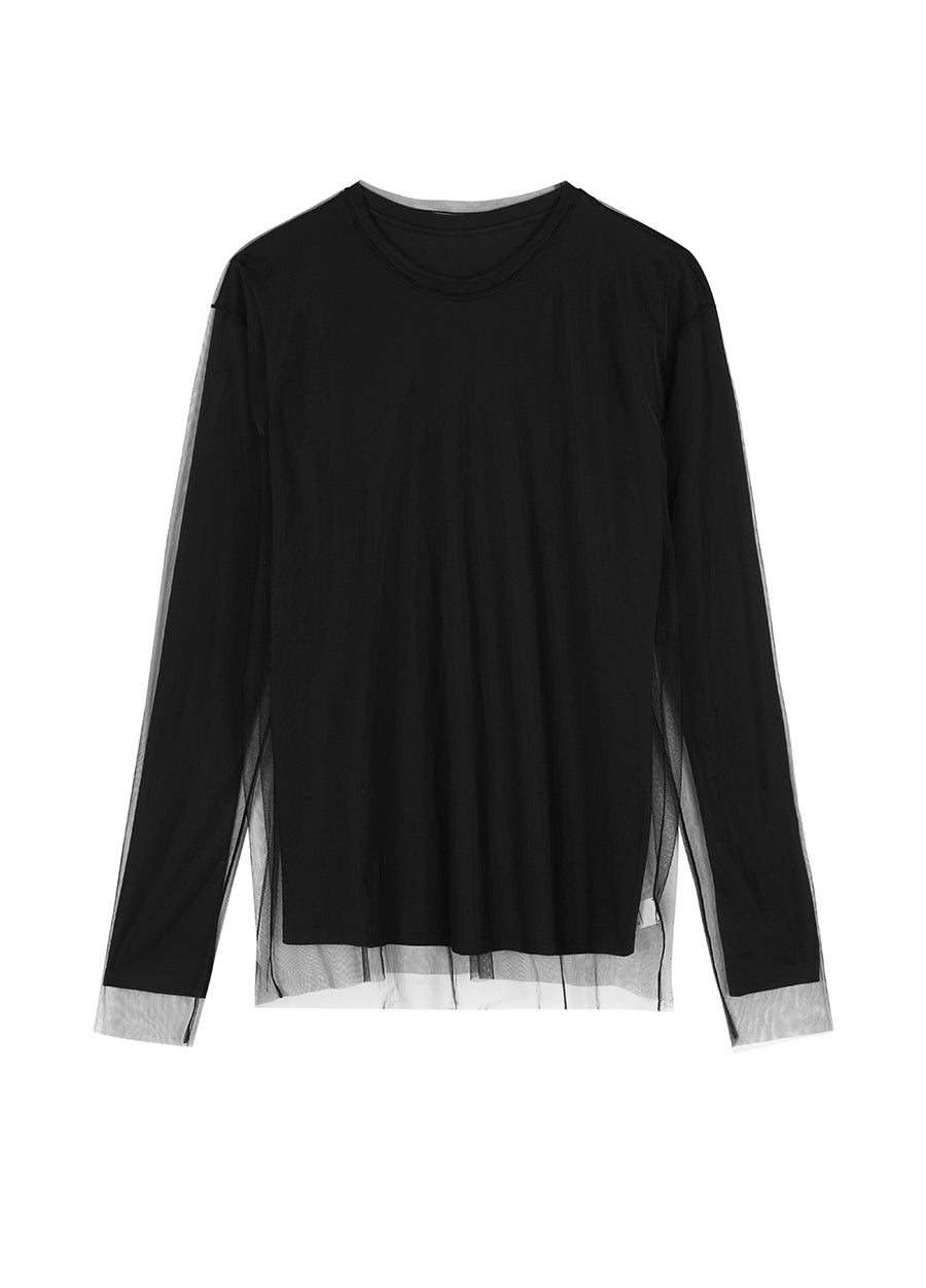 T-Shirt/JNBY Loose Fitting Long- sleeved T-Shirt