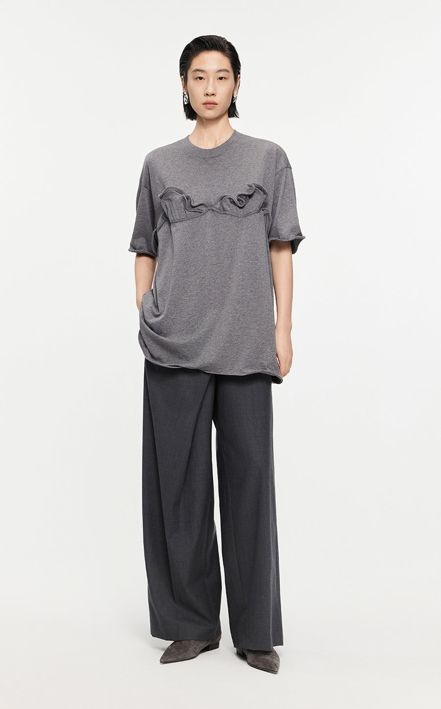 T-shirt /JNBY Oversize Short-sleeved T-shirt