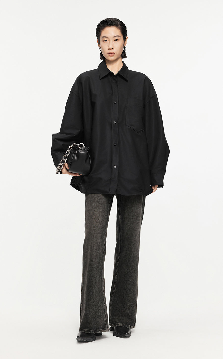 Shirt/JNBY Oversize  Long-sleeved Shirt