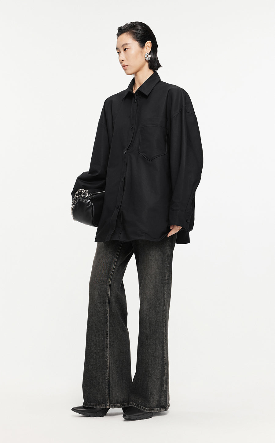 Shirt/JNBY Oversize  Long-sleeved Shirt