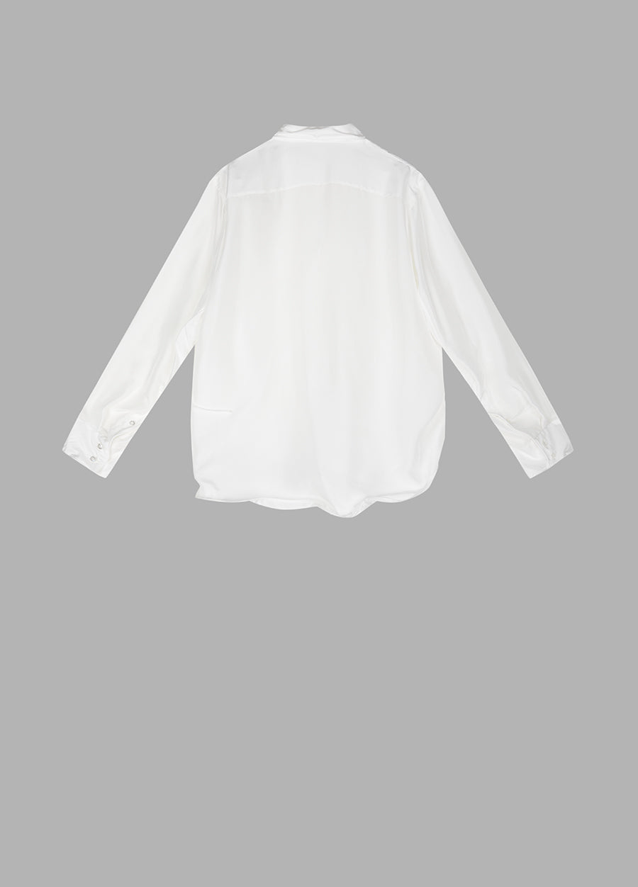 Shirt /JNBY Loose Fitting Long-sleeved Silk Shirt