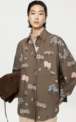 Shirt/JNBY Loose Fitting Long-sleeved Shirt