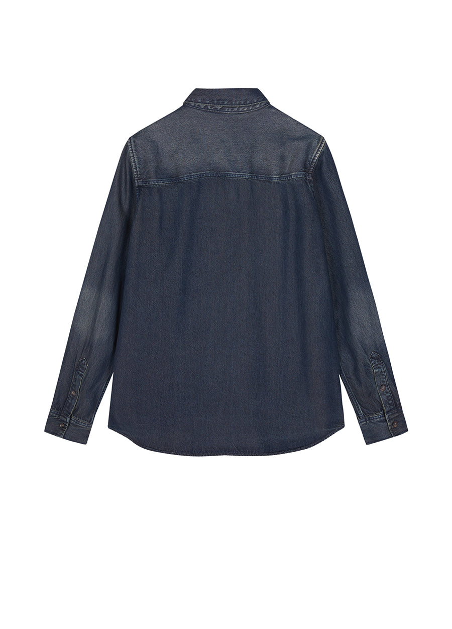 Shirt/JNBY Denim Loose Fitting Long-sleeved Shirt