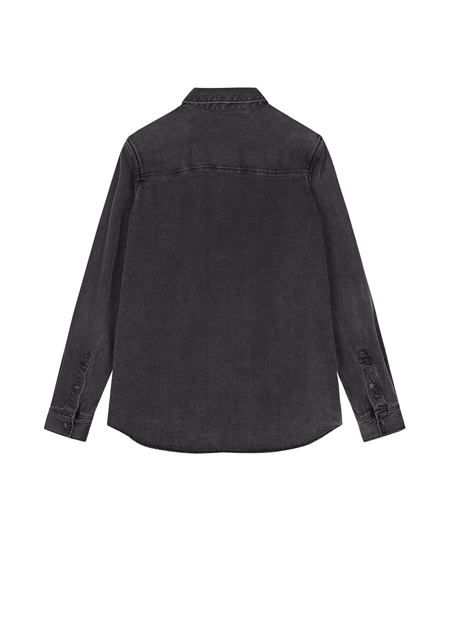 Shirt/JNBY Denim Loose Fitting Long-sleeved Shirt