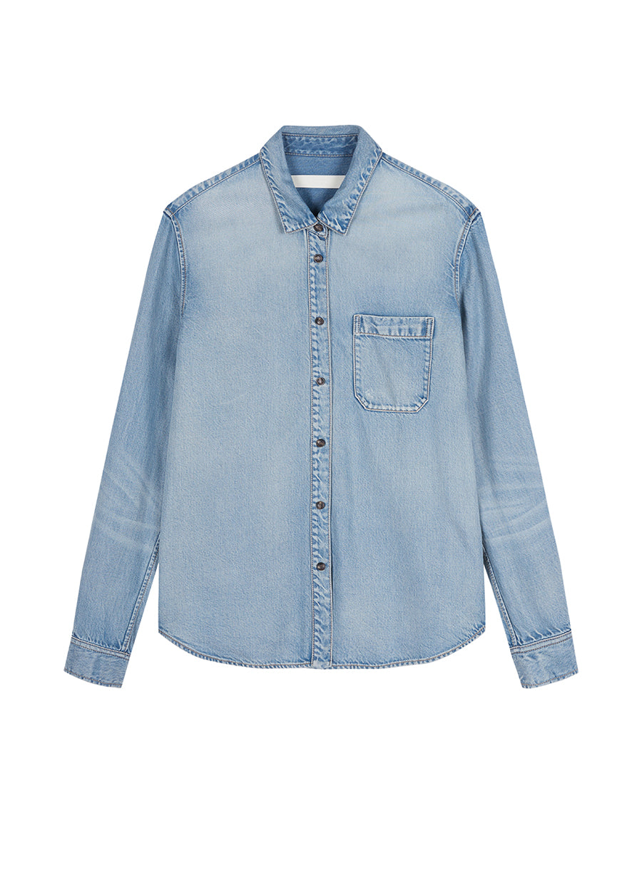 Shirt/JNBY Denim Loose Fitting Long-sleeved Shirt