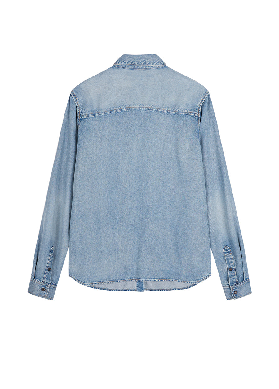 Shirt/JNBY Denim Loose Fitting Long-sleeved Shirt