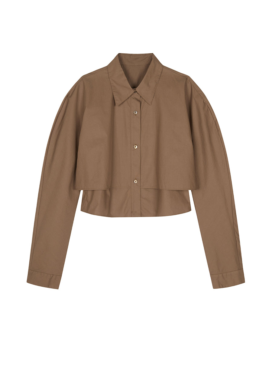 Shirt /JNBY Loose Fitting Long-sleeved Shirt