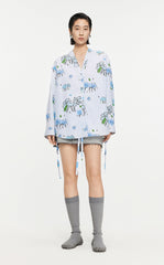 Shirt /JNBY V-neck Oversize Long-sleeved Shirt