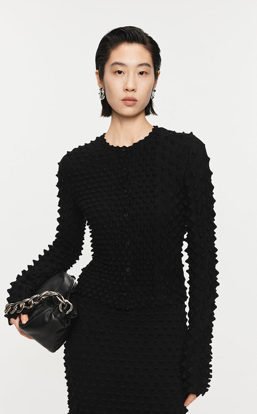 Sweater/JNBY Woolen Pullover knitted Long-sleeved Sweater