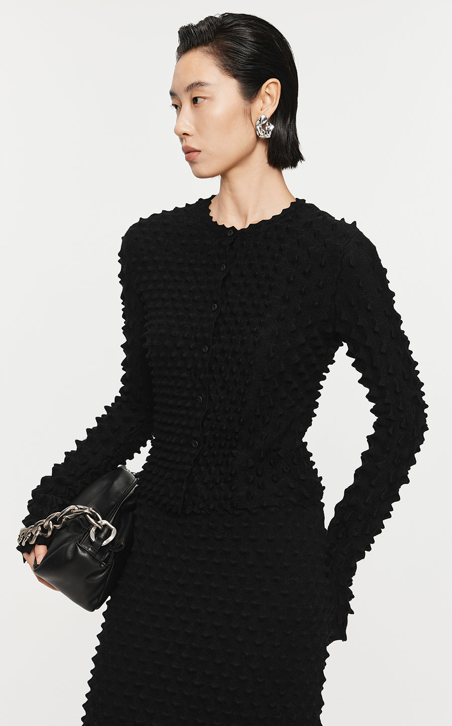 Sweater/JNBY Woolen Pullover knitted Long-sleeved Sweater